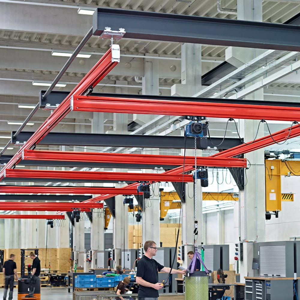 Monorail 5 Ton Bridge Crane Ton Workstation Cranes Rail The Modular Light Crane Price Warehouse Indoor Provided 1 Set 2000 KG