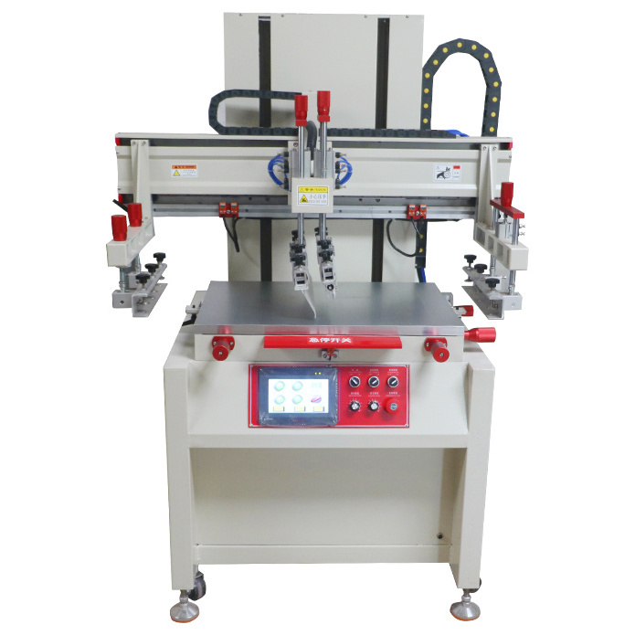 Flat screen printers silkscreen printing machine for plastic case silicone wristband printing