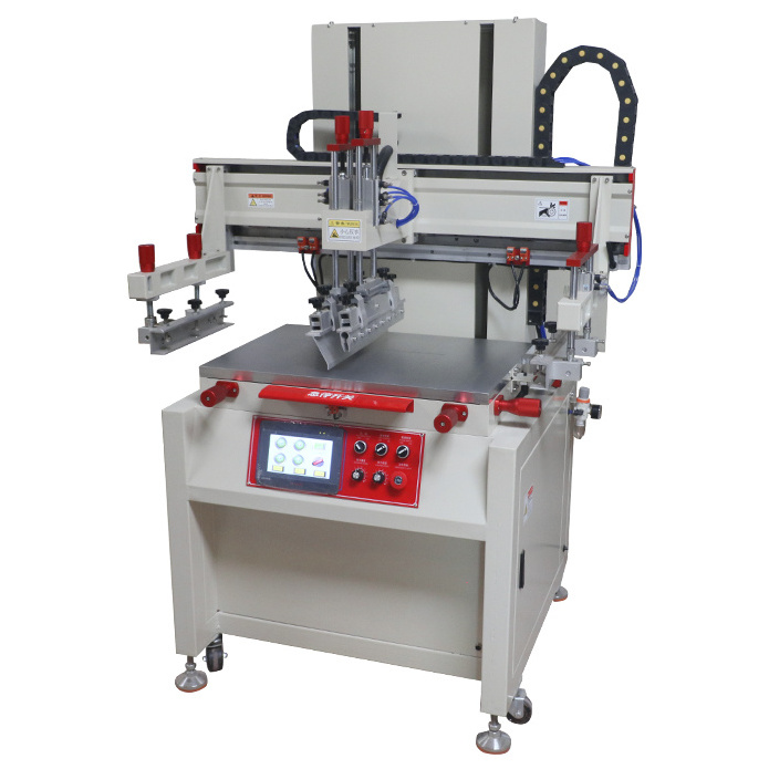 Flat screen printers silkscreen printing machine for plastic case silicone wristband printing