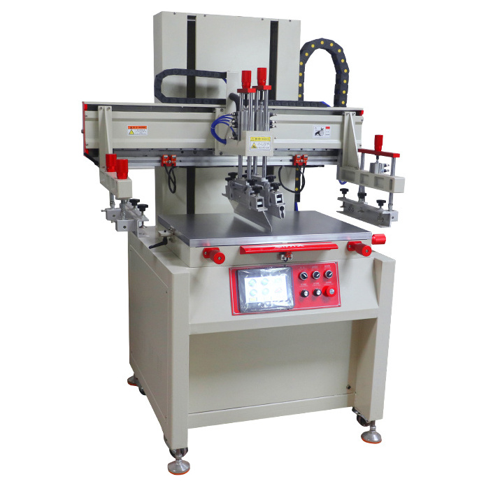 Flat screen printers silkscreen printing machine for plastic case silicone wristband printing