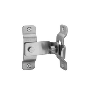 Stainless Steel Safety Barn Sliding Door Lock 90 Degree Flip Metal Door Latch Bolt