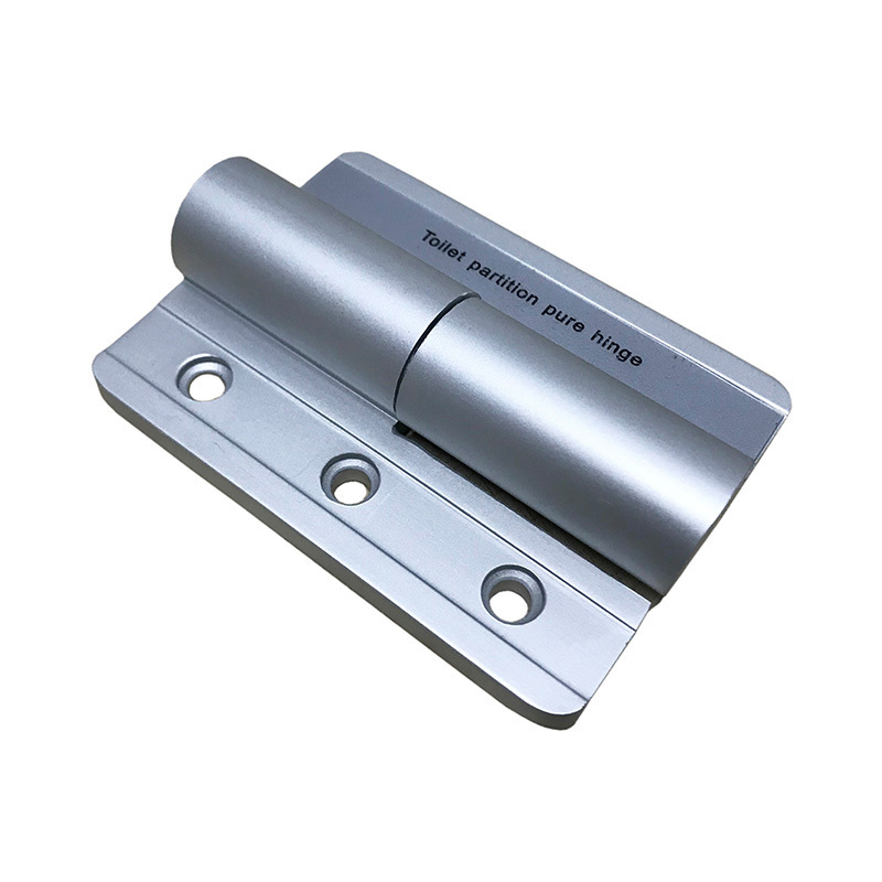 Satin anodised aluminium cubicle door hinges I