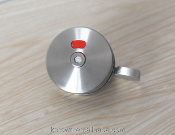 Red/Green Stainless Steel Indicator lock Toilet bathroom door lock