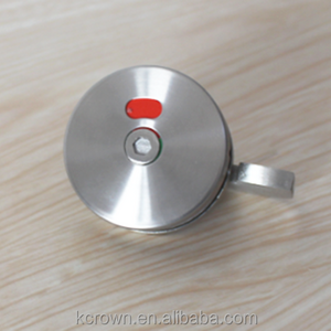 Red/Green Stainless Steel Indicator lock Toilet bathroom door lock