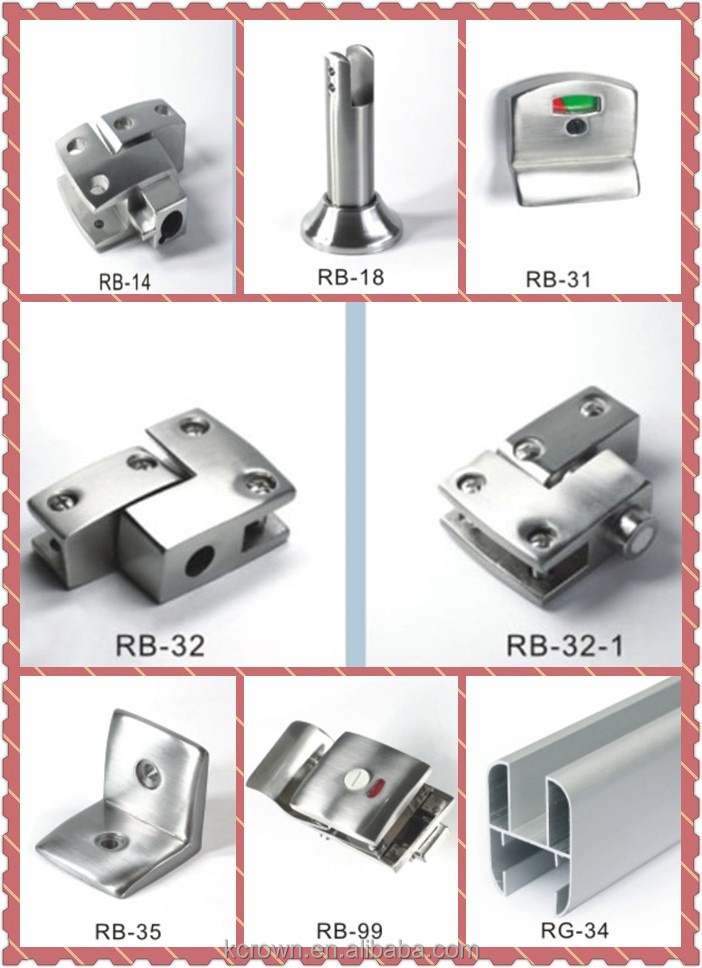 Most sold Furniture hardware toilet cubicle partition accessories toilet fittings partition parts