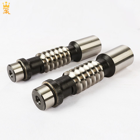 Precision Machined Stainless Steel Worm Shaft Motor Worm Shaft Worm Gear Shafts by Taiwan Supplier