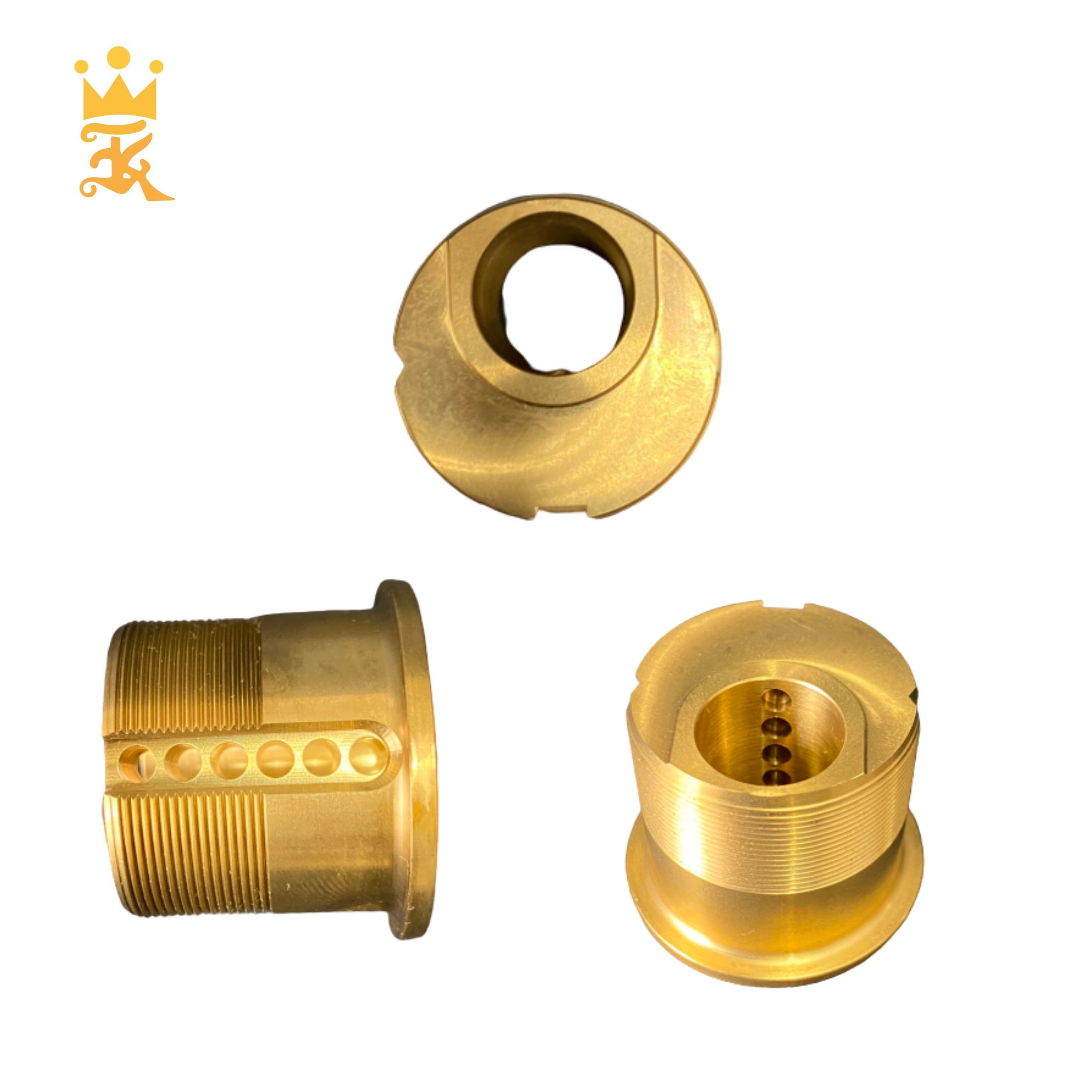 Door lock mechanism parts custom CNC turning machining parts brass