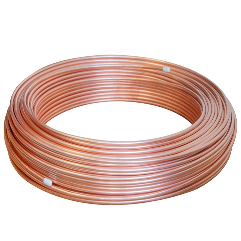 Copper Coil Pipes 1/4'' 3/8'' 1/2'' 3/4'' Copper Coil Tubes Air Conditioning Refrigeration copper pipe bender