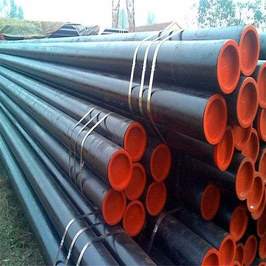 API 5L  Psl-1 Pipeline Pipe 8 Inch Sch40 Black Painting Seamless Carbon Steel  For Oil And Gas Pipeline