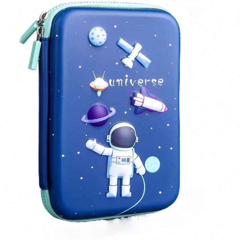 Factory Creative Cartoon Large Capacity Pencil Case Multifunctional Waterproof Stationery Box