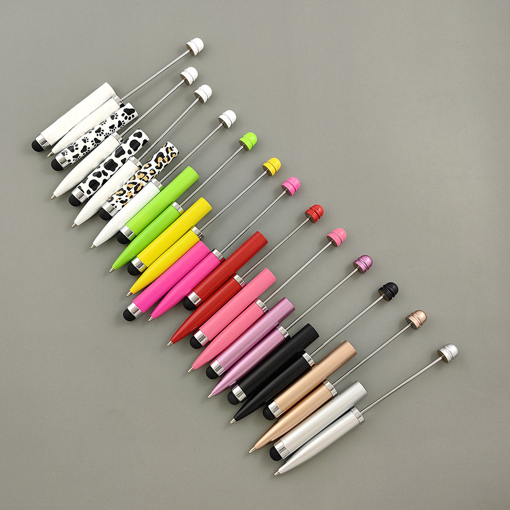 Great Sale Diy Beadable Items Stylus Touch Pens Fancy Stylo Personalized Funky Metal Blank Beadable Stylus