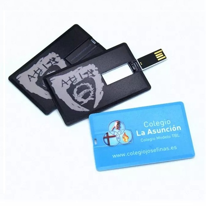 Custom 1GB 2GB 4GB blank business card usb flash drive, card usb flash memory, usb credit card flashdrive