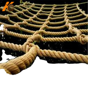 Factory !!!!!  Outdoor Rock Climbing Cargo Training Sisal Rope Net Children's Playground Net Heavy Game Safety Net