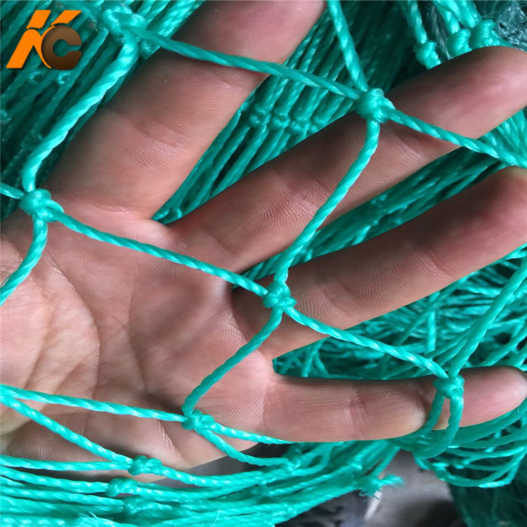 Factory HDPE or nylon  knotted braided fishing net/polyester sports golf protective safety net