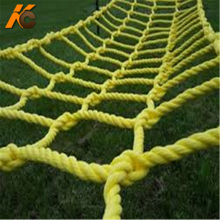 Factory !!!!!  Outdoor Rock Climbing Cargo Training Sisal Rope Net Children's Playground Net Heavy Game Safety Net