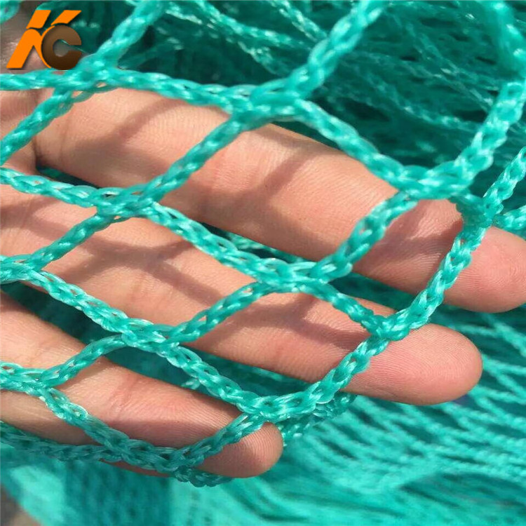 Factory HDPE or nylon  knotted braided fishing net/polyester sports golf protective safety net