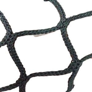 Factory HDPE or nylon  knotted braided fishing net/polyester sports golf protective safety net