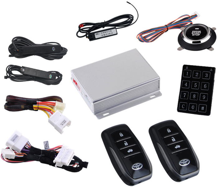 smart pke push button engine to start  to stop system passive keyless entry smart push button engine start push button