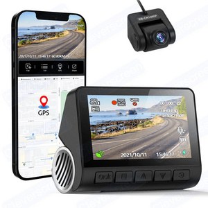 New Popular 3.0" Car Dash Camera  Front and Rear Dual Camera Car Black Box Dashcam Night Vision 4K UHD WiFi GPS Dash Cam