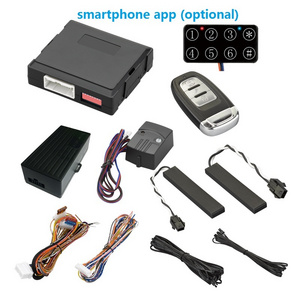 Universal automatic transmission car remote control password keypad remote start engine kit