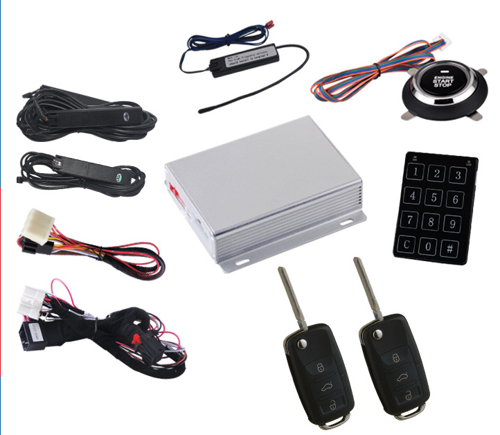 smart pke push button engine to start  to stop system passive keyless entry smart push button engine start push button