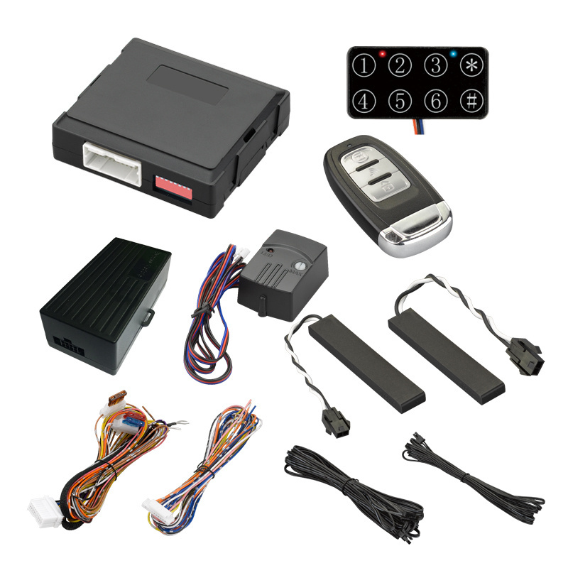 Universal automatic transmission car remote control password keypad remote start engine kit