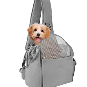 FREE SAMPLE Pet Dog Sling Carrier Comfortable Firm Bottom Sling for Small Dogs Cats Hand Free Breathable Papoose Travel Bag