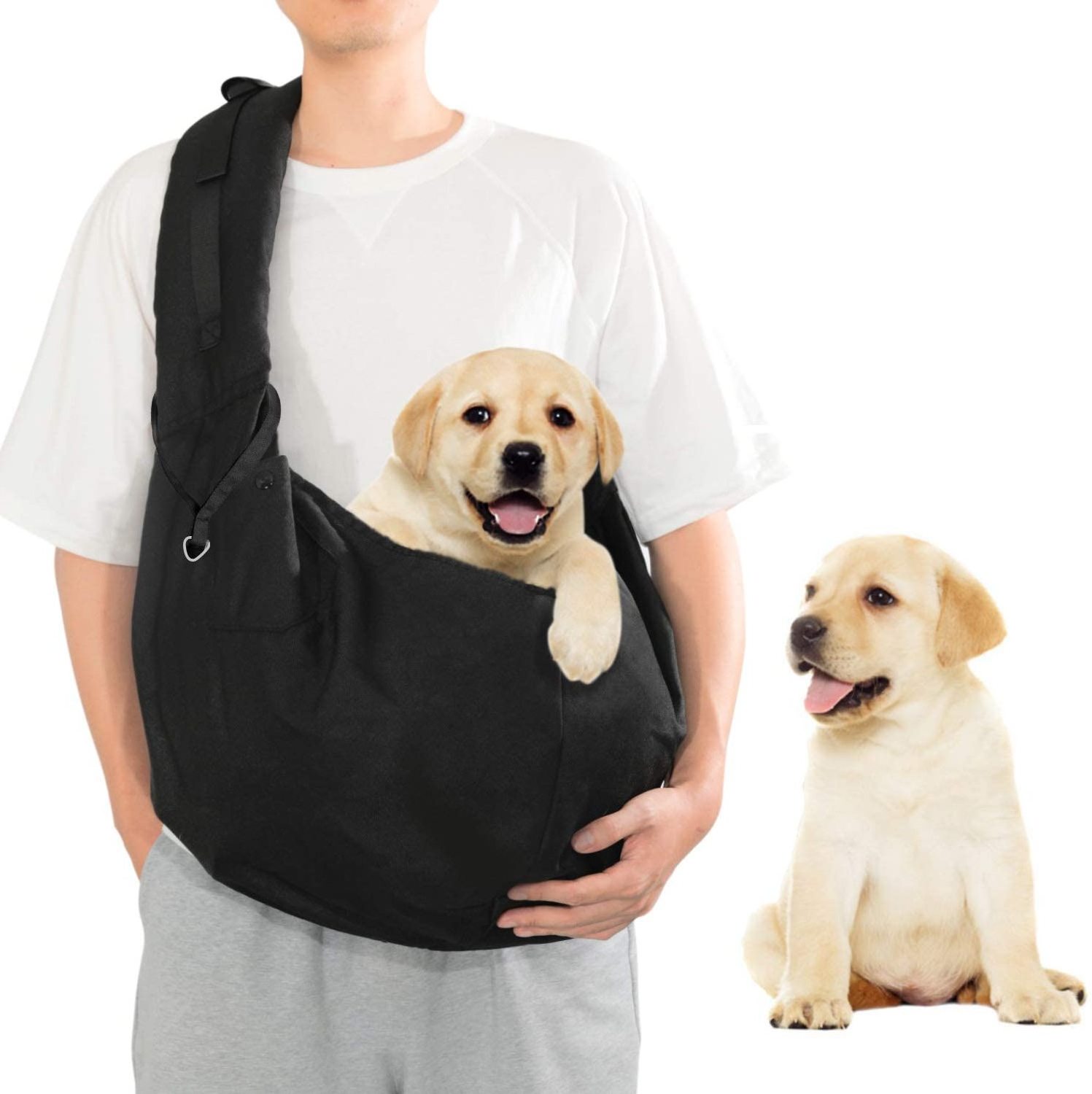 FREE SAMPLE Pet Sling Carrier for Dog Cat Small Medium Large Dog Larger Size Hand Free Carrier Bag for Daily Walk Outdoor