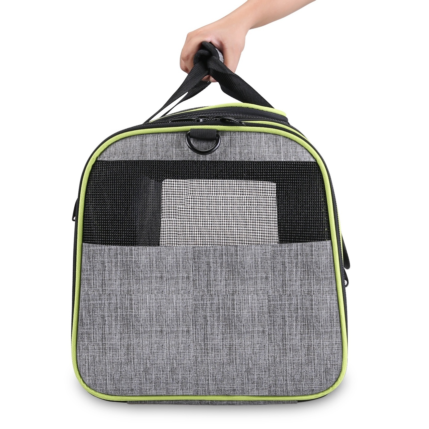 FREE SAMPLE Wholesale Canvas Foldable Travel Airline Approved Pet Carrier Tote Bag for Dog Cat 2021 New Pet Storage Bag