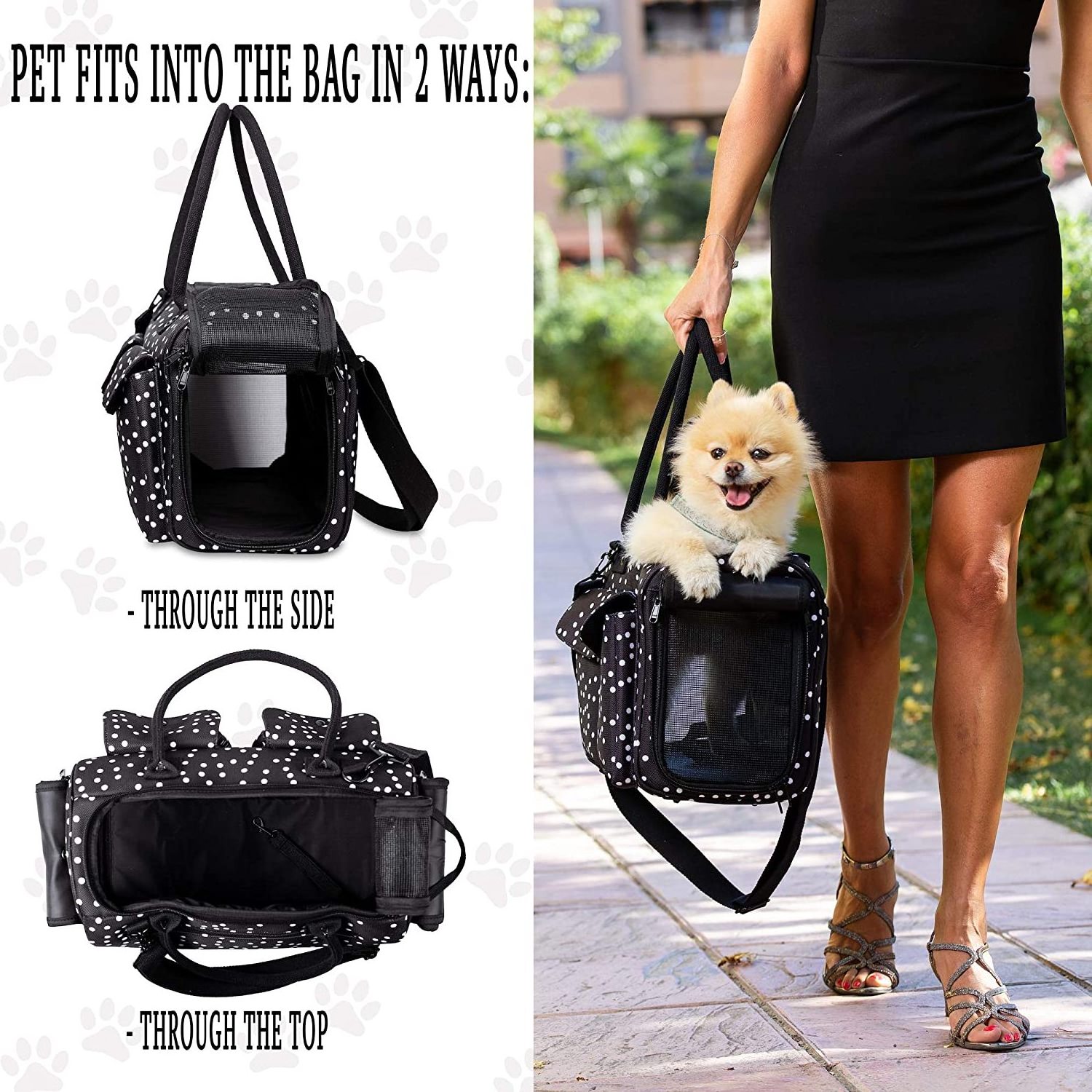 FREE SAMPLE Fashion Dog  Cat Rabbit Carrier Soft Sided Pet Carrier Airline Approved Pets Travel Tote Bag