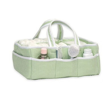 Baby Diaper Caddy Large Organizer Tote Bag for Infant Boy or Girl Collapsible Newborn Caddie Car Travel