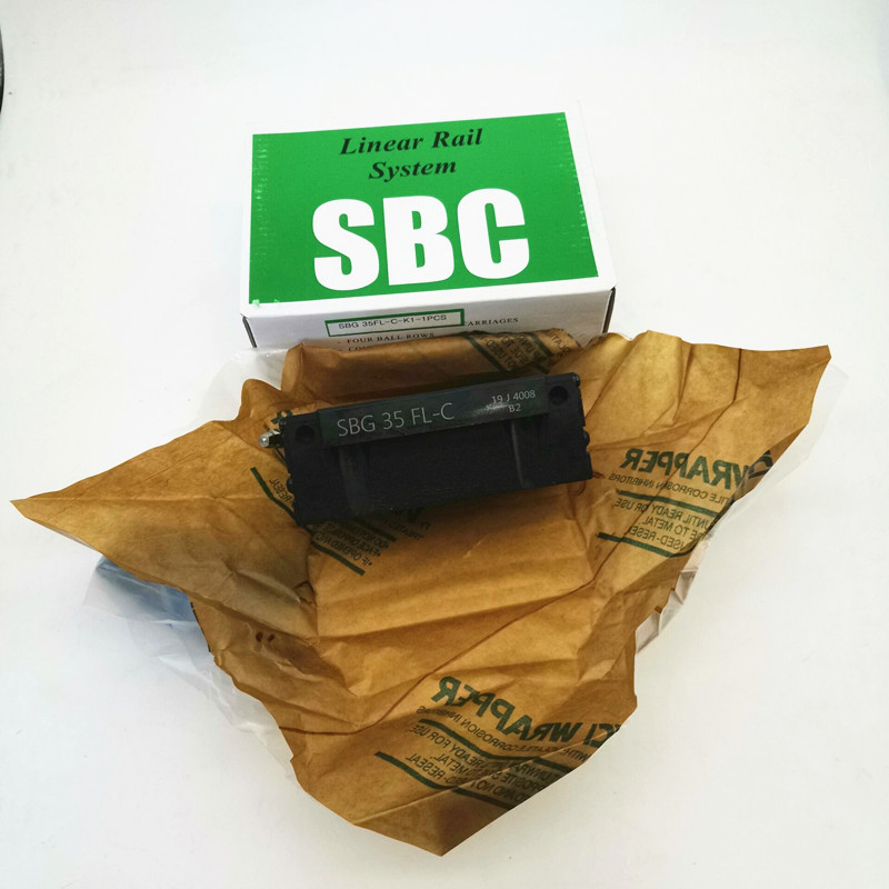 Linear guide bearings block SBC brand SBG30SL SBG 30 SL SBG30SL-C-K1 SBG35FL-C-K1 SBG 35FL C-K1