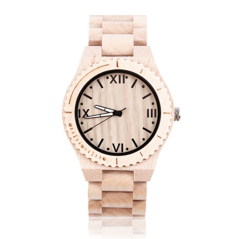 Customize Quemex Watches Quartz Water Resistant Full Wood Japan Movt Quartz Watch Luxury Wooden Watches