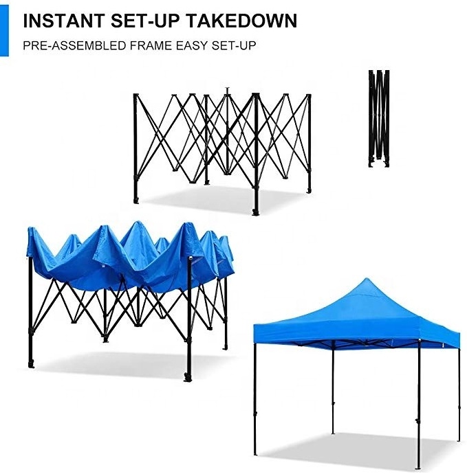 3mx3m Steel outdoor steel gazebo garden outdoor Pop up tent pop up gazebo