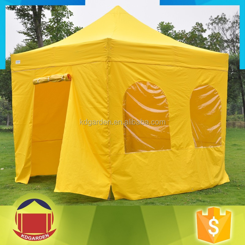 3mx3m outdoor folding gazebo garden tent with window wall