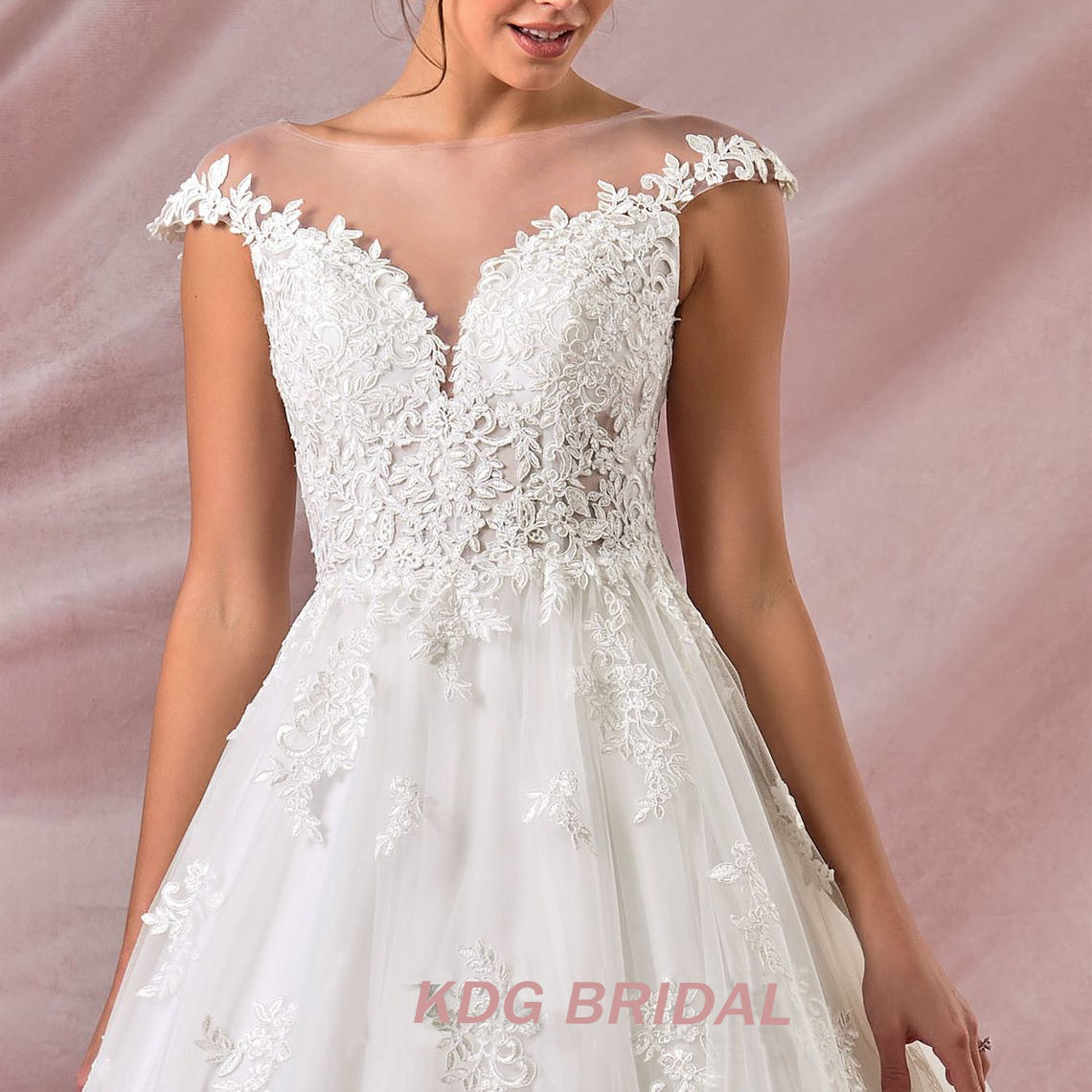 Ball-Gown Princess Wedding Dresses From China Guangzhou Big Tail Formal Dresses For Wedding Lace White Tunisian Wedding Dress