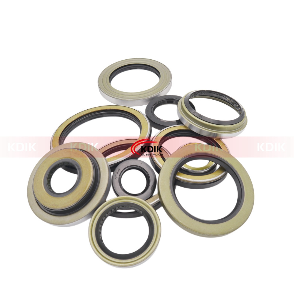 China Manufacture Rubber Oil Seal NBR FKM ACM Silicone PTFE Lip Rotary Shaft Bearing High Pressure Oil Seal Rubber Oil Seal