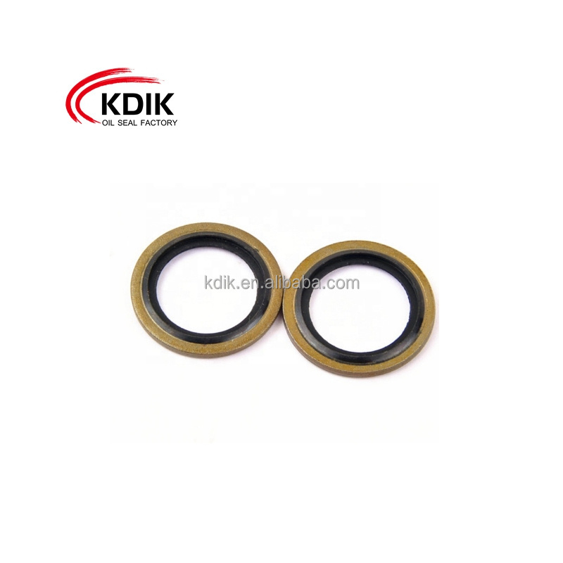 M12 M14 M16 M18 M20 M22 M24 Combined Sealing Washer Metal Rubber Compound Bonded Washer Fit Oil Drain Plug Gasket Ring