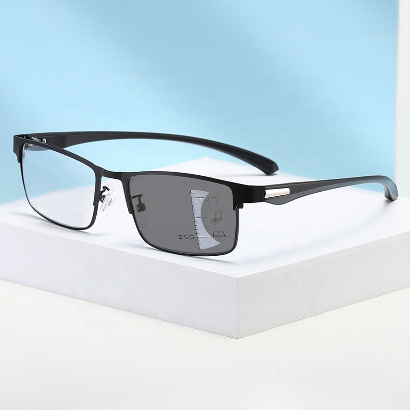 2023 New Photochromic Presbyopia Glasses for Far and Near Reading Automatic Zoom Presbyopia Glasses for Blue Light Protection