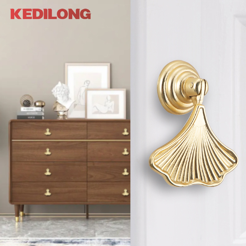 Modern Minimalist Zinc Alloy Cabinet Handle European Light Luxury Gold Knob Kitchen Bathroom Office Living Room Drawer Pull