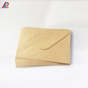 Customized eco-friendly kraft paper envelope with glue