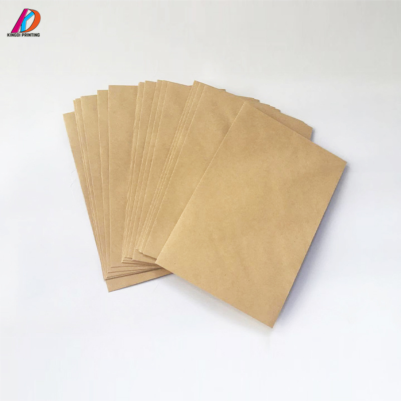 Customized eco-friendly kraft paper envelope with glue