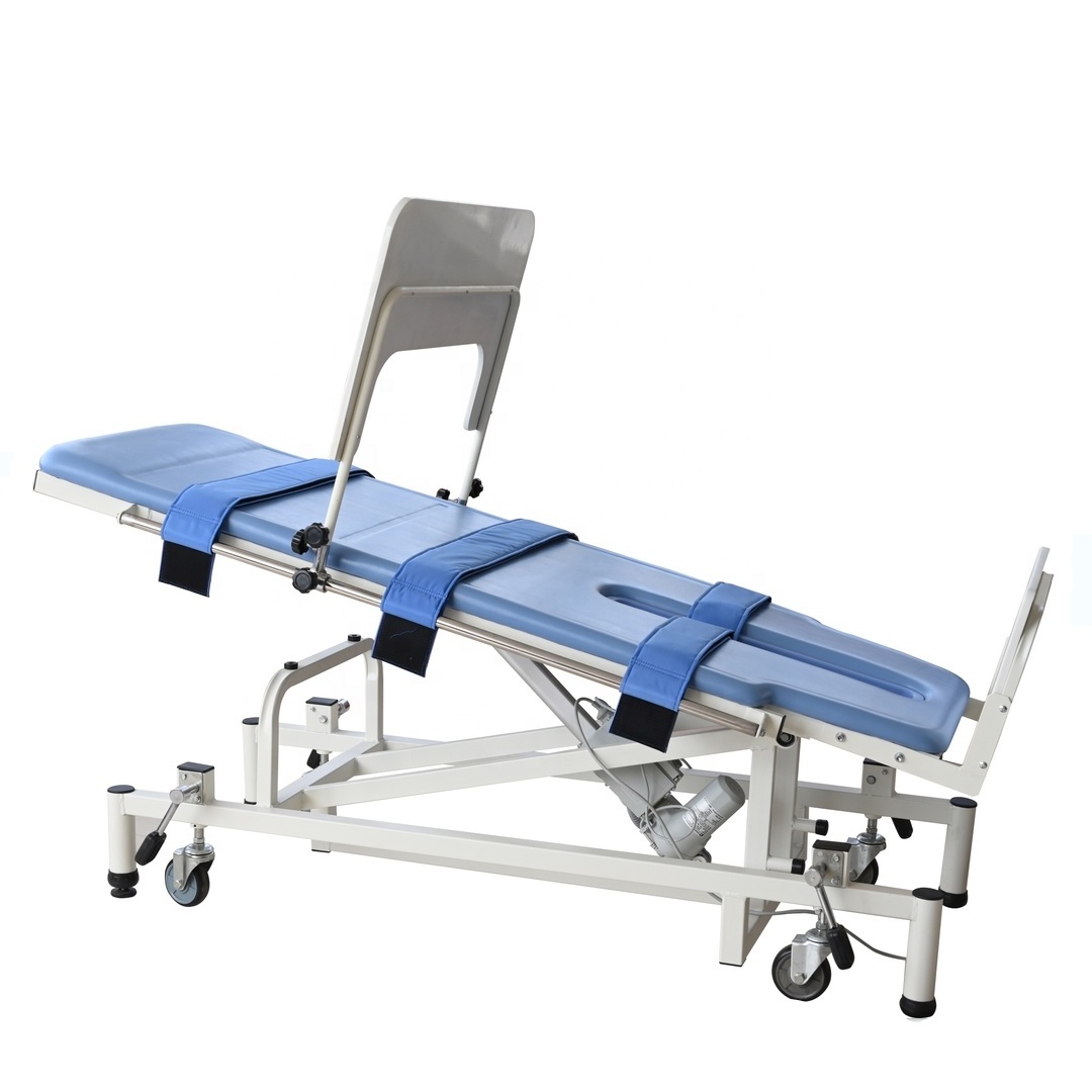 Rehabilitation tilt table for Stroke paralyzed patient for rehabilitation purposes physiotherapy standing bed