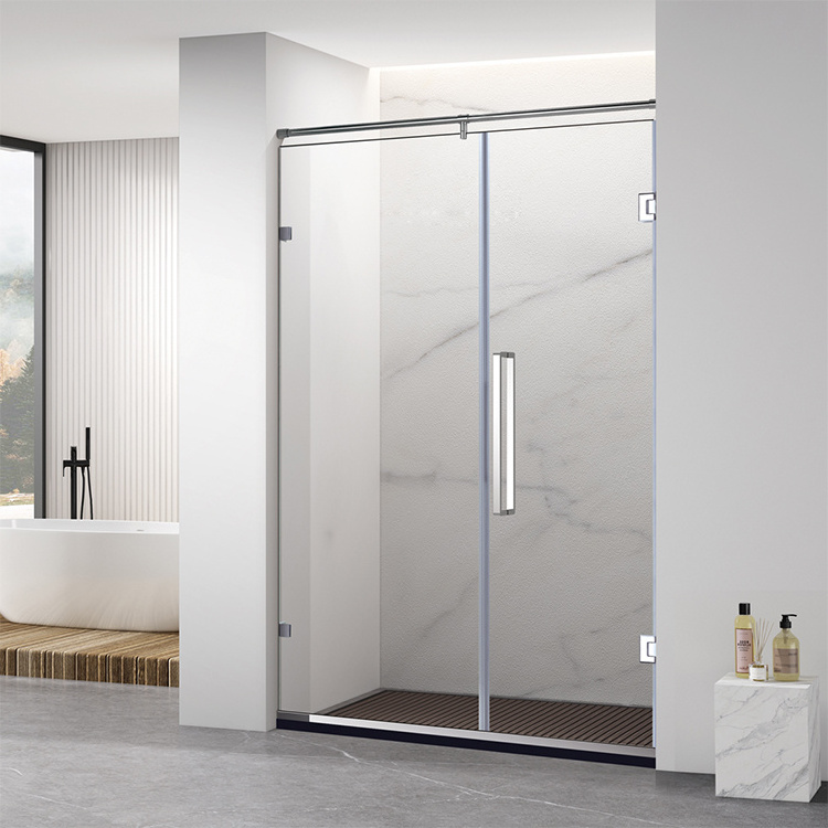 Bathroom Corner Frameless Shower Stall Tempered Glass Cabina De Ducha Hinge Shower Door