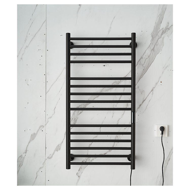 bathroom accessories electric towel dryer wall-mounted heated towel rack stainless steel towel warmer rail