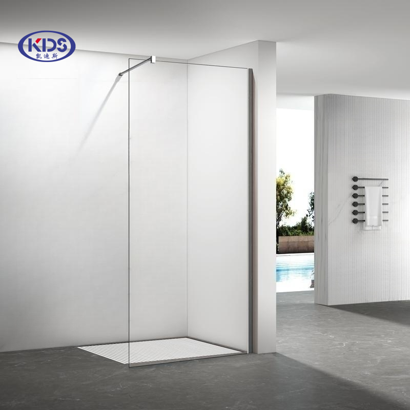 Easy Install Frameless Shower Partition Aluminum Frame Glass Shower Screen Bathroom Shower Panel