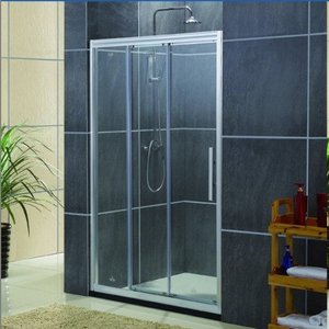 Best Selling 3 Tempered Glass Sliding With Frame Shower Door