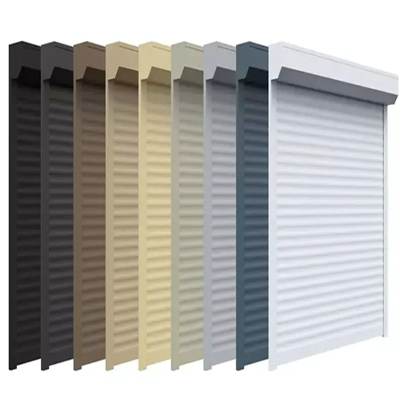 Beautiful Appearance Waterproof Smart Control Double Glaze European Style Rolling Shutters