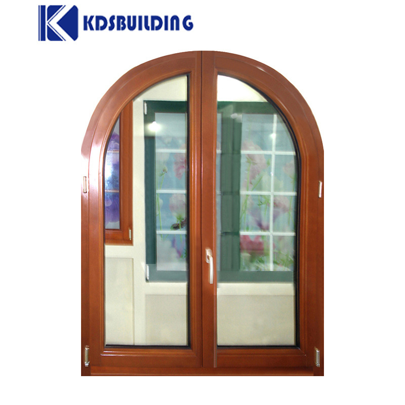 KDSBuilding Round New Design Solid Series Door And Windows Arch Wooden Window  Design