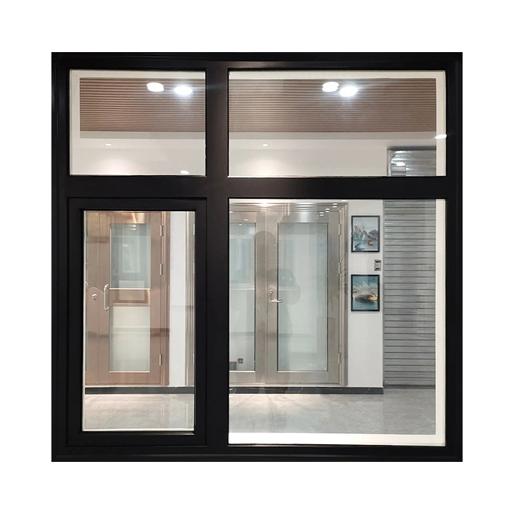 KDSBuilding Philippines German Stainless  Designed Framed Frames And Glass Fireproof Rated Black Color Steel Fire Proof Windows